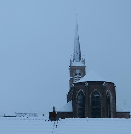 Eglise willems sous la neige 2019